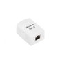 Lanberg Roseta de pared 1xRJ45 Cat.6 OS6-0001-W Blanco